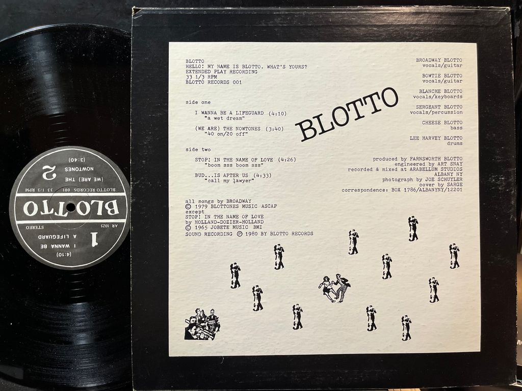 Blotto - Hello! My Name Is Blotto. What's Yours? (VINYL) | Near Mint (NM) Near Mint (NM) - NEW WAVE / USED *NEAR MINT*
