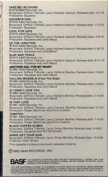 Singles - 45's And Under *CASSETTE* | Near Mint (NM) Near Mint (NM)