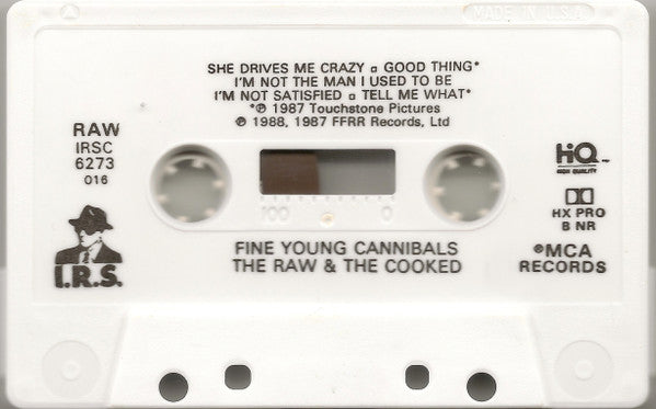 Fine Young Cannibals - The Raw & The Cooked *CASSETTE* | Near Mint (NM) Near Mint (NM) - NEW WAVE / USED *NEAR MINT*