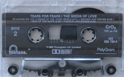 Tears For Fears - The Seeds Of Love *CASSETTE* | Near Mint (NM) Near Mint (NM) - NEW WAVE / USED *NEAR MINT*