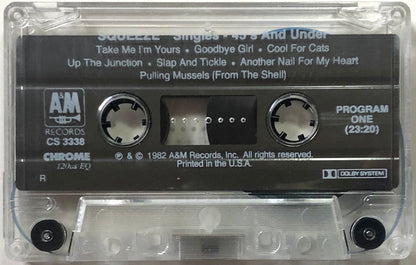 Squeeze (2) - Singles - 45's And Under *CASSETTE* | Near Mint (NM) Near Mint (NM) - NEW WAVE / USED *NEAR MINT*