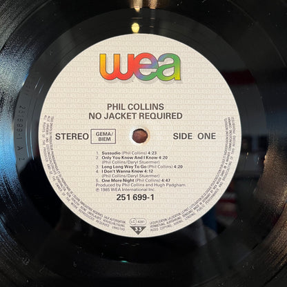 Phil Collins - No Jacket Required GERMANY | Near Mint (NM) Near Mint (NM) - POP / USED *NEAR MINT*