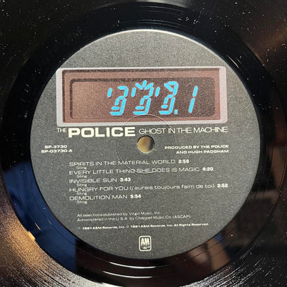 Ghost In The Machine (VINYL) | Near Mint (NM) Excellent (EX) - NEW WAVE / USED *NEAR MINT*