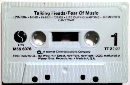 Talking Heads - Fear Of Music *CASSETTE* | Near Mint (NM) Near Mint (NM) - NEW WAVE / USED *NEAR MINT*