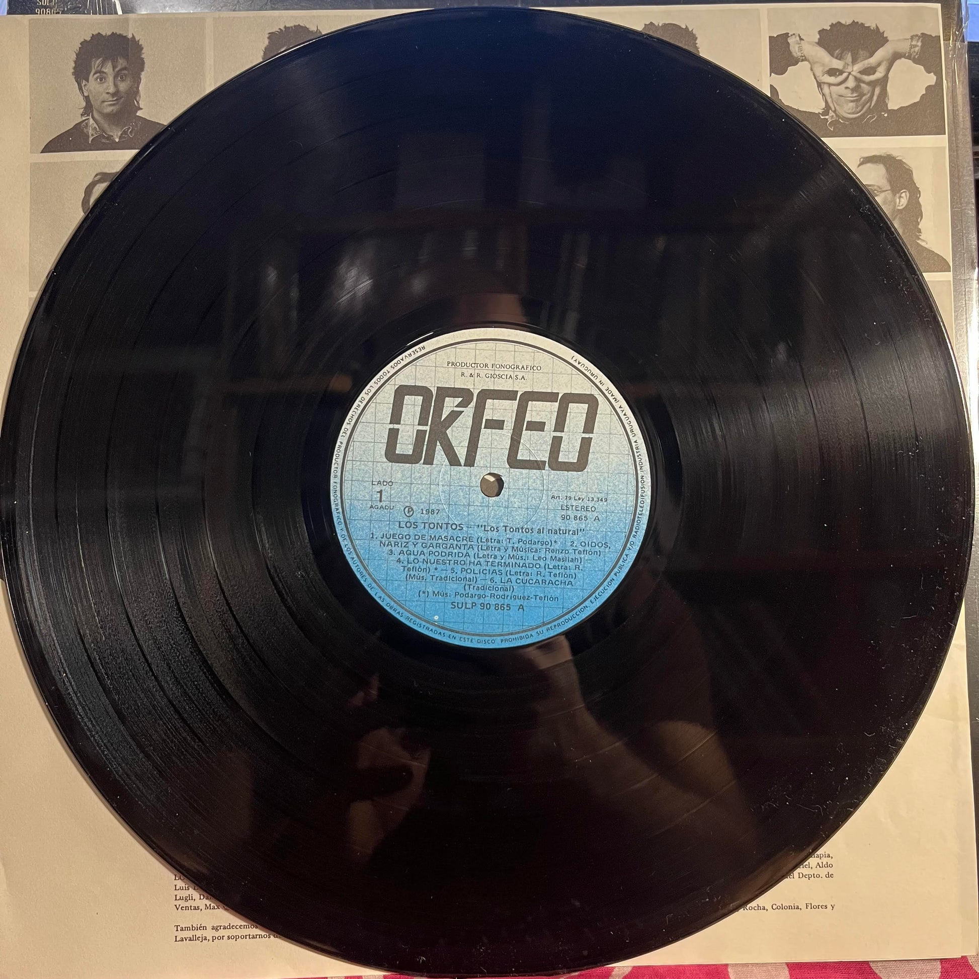 Los Tontos - Tontos Al Natural *URUGUAY/SHRINK* | Near Mint (NM) Near Mint (NM) - NEW WAVE / USED *NEAR MINT*
