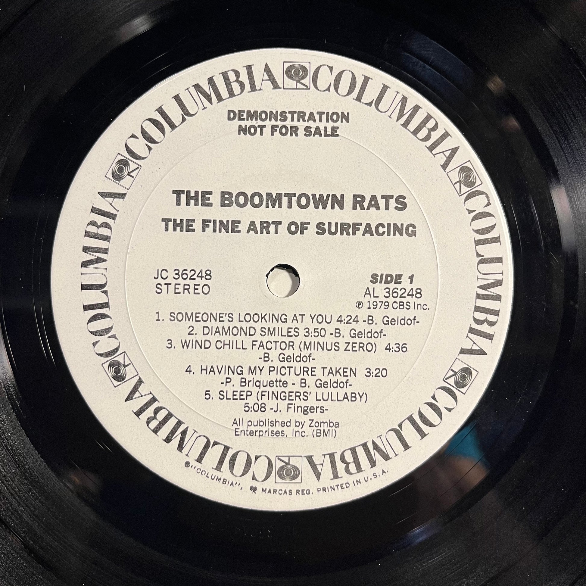 The Boomtown Rats - The Fine Art Of Surfacing *PROMO* | Near Mint (NM) Excellent (EX) - NEW WAVE / USED *NEAR MINT*
