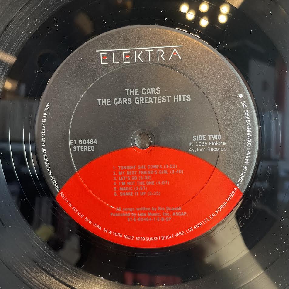 The Cars Greatest Hits (VINYL) | Near Mint (NM) Excellent (EX) - NEW WAVE / USED *NEAR MINT*