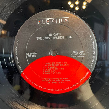The Cars Greatest Hits (VINYL) | Near Mint (NM) Excellent (EX) - NEW WAVE / USED *NEAR MINT*