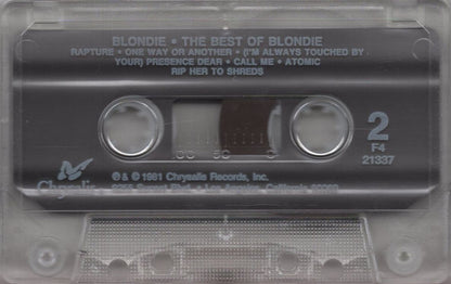 Blondie - The Best Of Blondie (CASSETTE) | Very Good Plus (VG+) Near Mint (NM) - NEW WAVE / USED *VERY GOOD++*