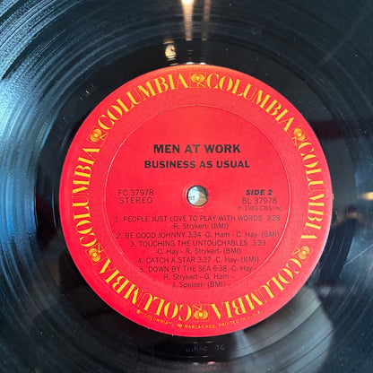 Men At Work - Business As Usual (VINYL) | Very Good Plus (VG+) Very Good Plus (VG+) - NEW WAVE / USED *VERY GOOD+*