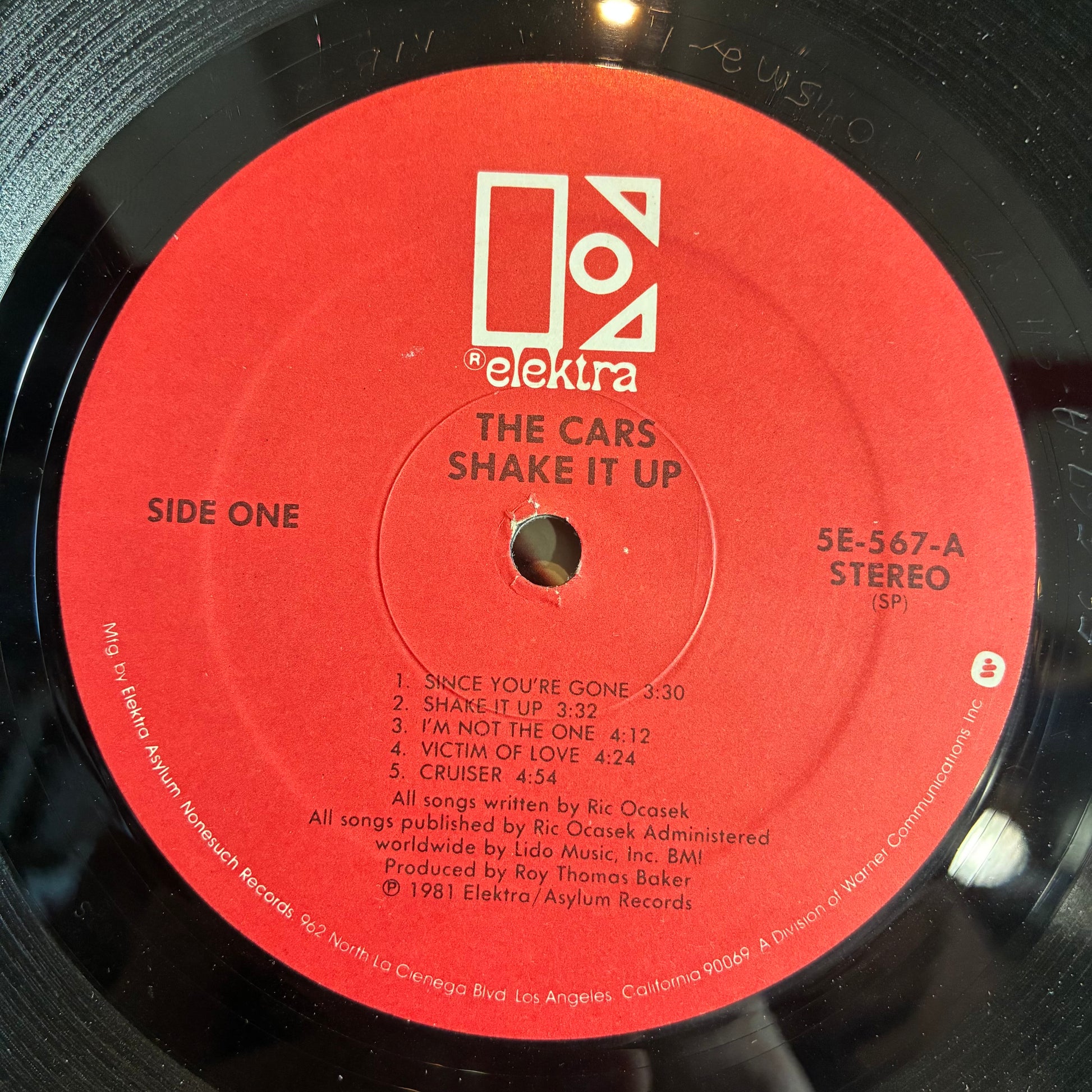 The Cars - Shake It Up (VINYL) | Very Good Plus (VG+) Excellent (EX) - NEW WAVE / USED *VERY GOOD+*