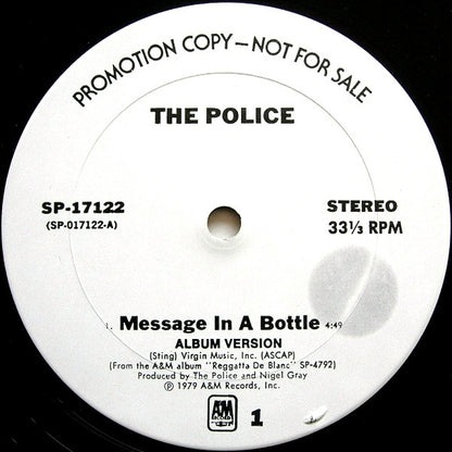 The Police - Message In A Bottle | Very Good Plus (VG+) Generic - NEW WAVE / USED *VERY GOOD+*