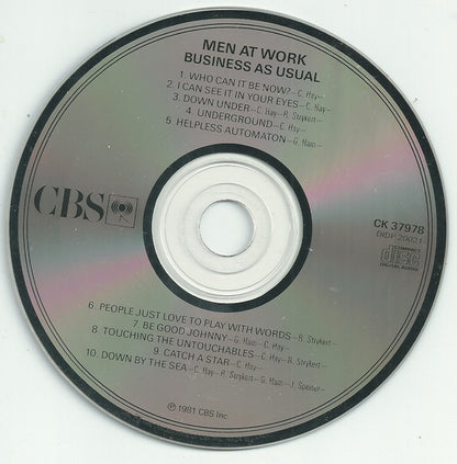 Business As Usual (CD) | Very Good (VG) Excellent (EX) - NEW WAVE / USED * VERY GOOD*