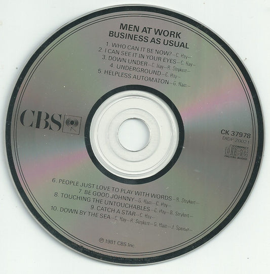 Business As Usual (CD) | Very Good (VG) Excellent (EX) - NEW WAVE / USED * VERY GOOD*