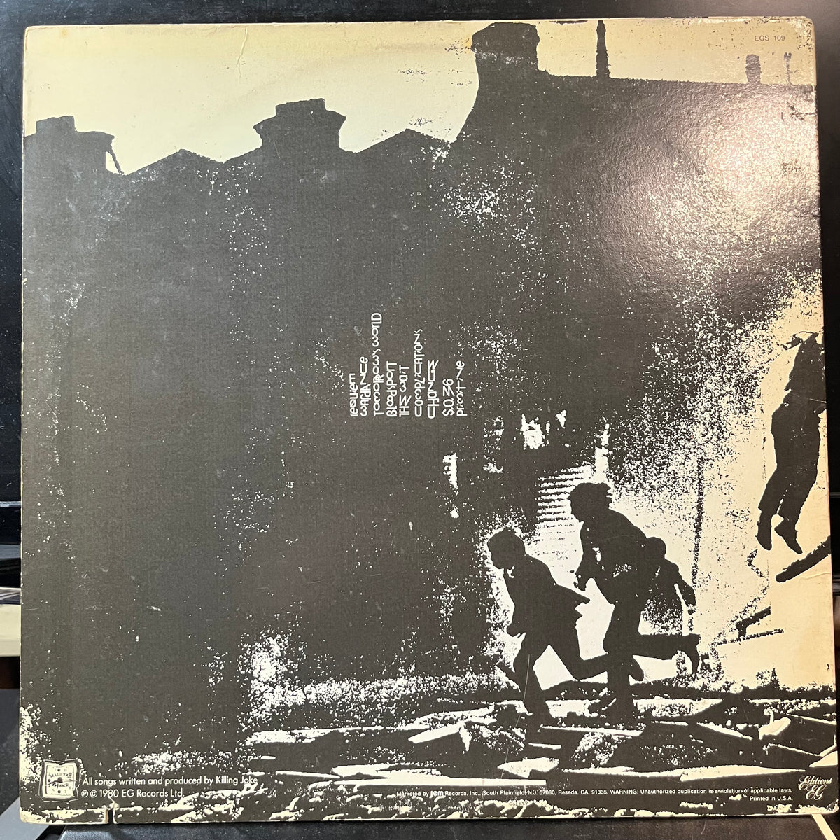 Killing Joke - Killing Joke (VINYL LP) | USED Very Good (VG) Excellent (EX) - NEW WAVE / USED *VERY GOOD*