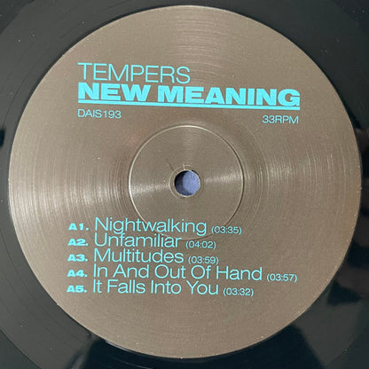 Tempers - New Meaning | Mint (M) Mint (M) - NEW WAVE