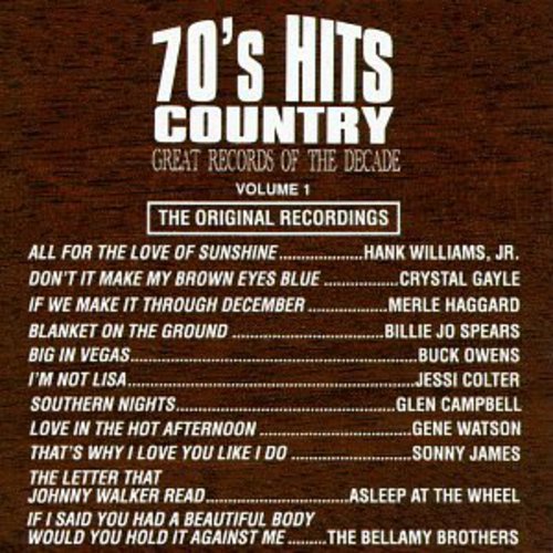 70'S COUNTRY HITS 1 / VARIOUS - 70'S COUNTRY HITS 1 / VARIOUS 70'S COUNTRY HITS 1 / VARIOUS (CD) NEW | NEW - NEW