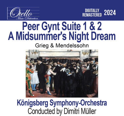 KONIGSBERG SYMPHONY ORCHESTRA - KONIGSBERG SYMPHONY ORCHESTRA PEER GYNT SUITE 1 & 2 - A MIDSUMMER'S NIGHT DREAM (CD) NEW | NEW - NEW