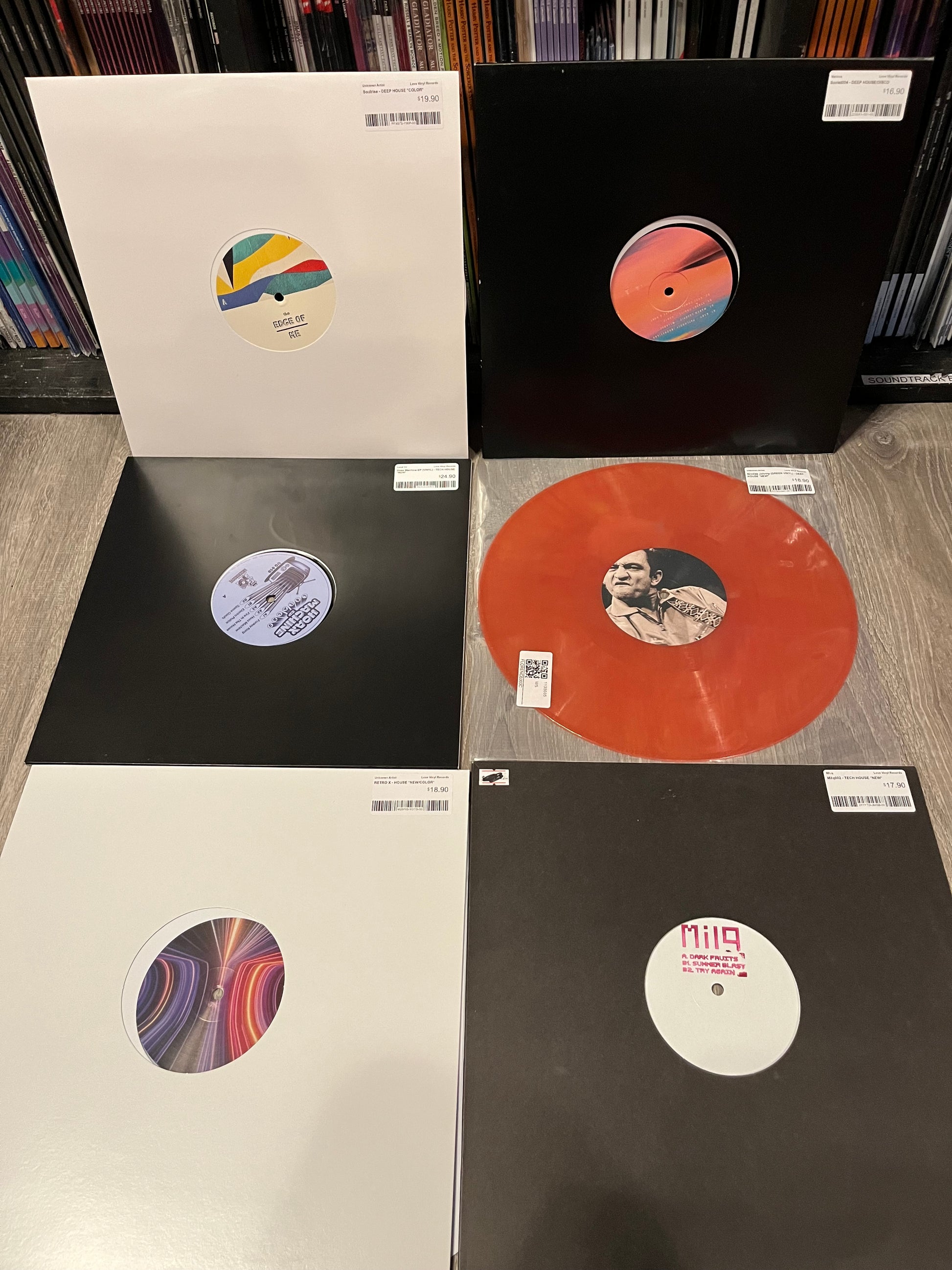 6 TECH HOUSE VINYL RECORDS (GREAT DEAL!) | Mint (M) Mint (M) - NEW