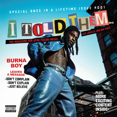 BURNA BOY - BURNA BOY I TOLD THEM (CD) NEW | NEW - NEW