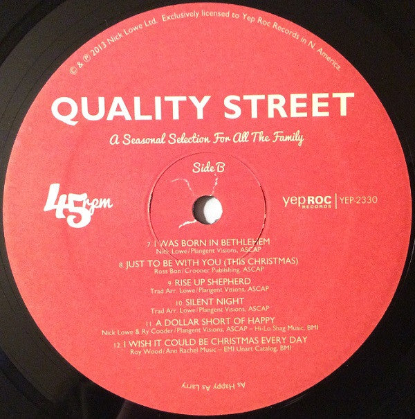 Nick Lowe Quality Street Yep Roc Records LP, Album, 180 + CD, Album Mint (M) Mint (M)