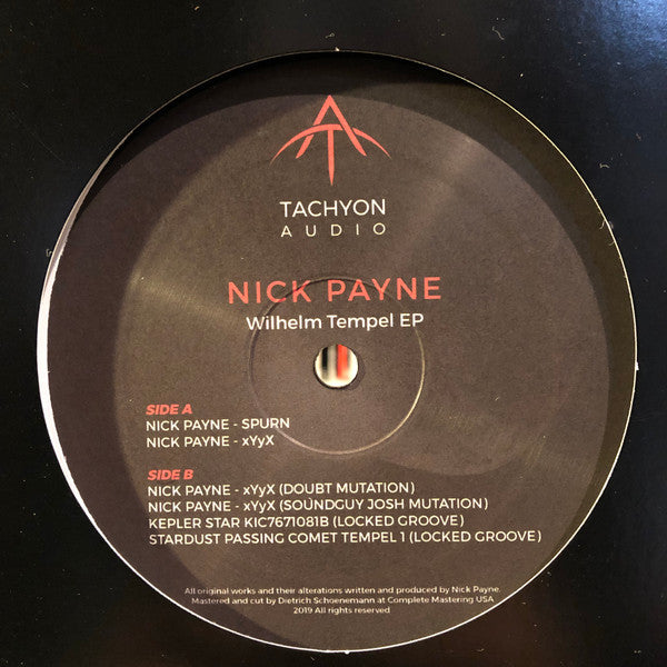 Wilhelm Tempel EP | Mint (M) Generic - TECHNO *NEW*