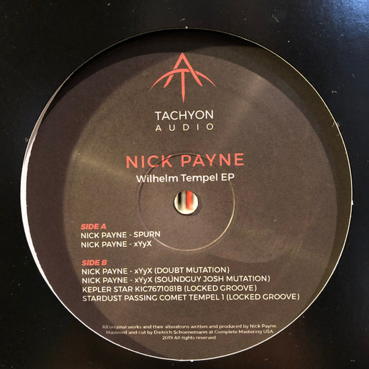 Wilhelm Tempel EP | Mint (M) Generic - TECHNO *NEW*