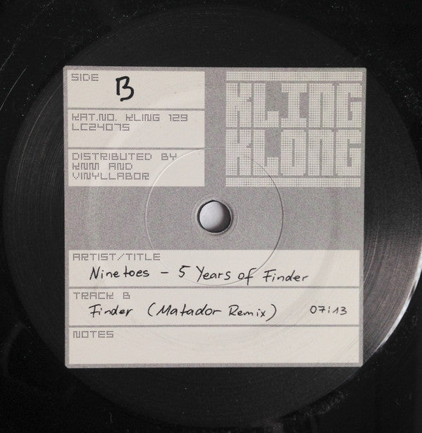 Ninetoes 5 Years Of Finder Kling Klong 12", Ltd, Num Mint (M) Mint (M)