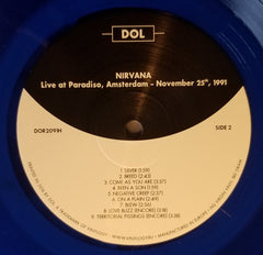 Nirvana Live At Paradiso, Amsterdam - November 25th, 1991 DOL LP, Unofficial, 180 Mint (M) Mint (M)