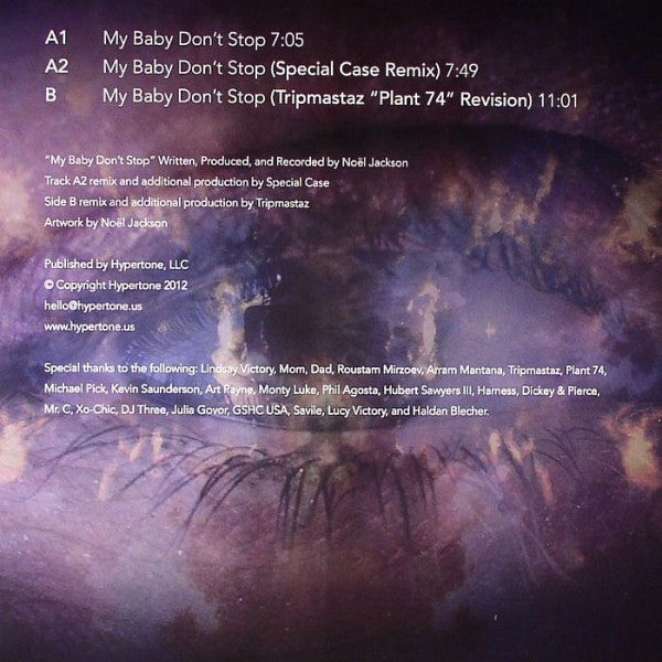My Baby Don't Stop | Mint (M) Mint (M) - DEEP HOUSE *SEALED/WHITE*