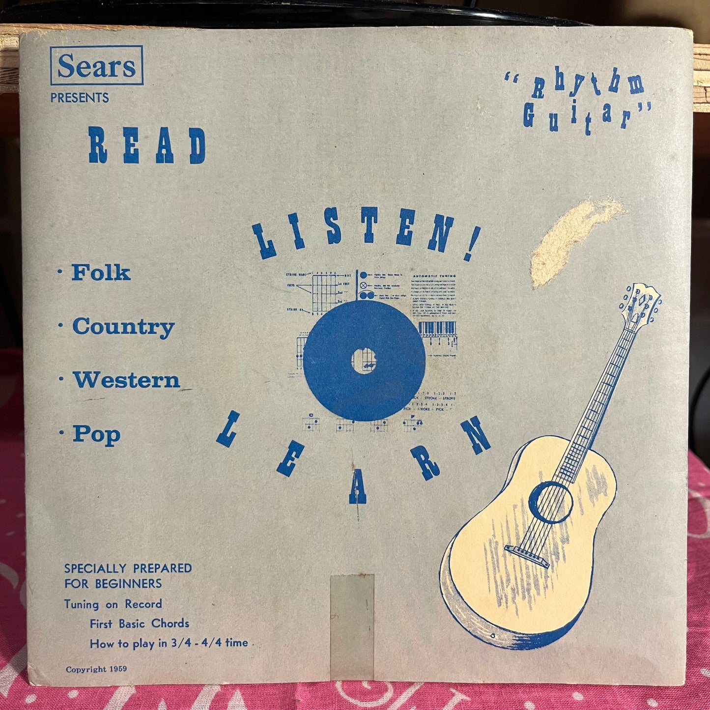 Sears Roebuck And Co. Presents: Read, Listen! Learn "Rhythm Guitar" 7" | Near Mint (NM) Near Mint (NM)