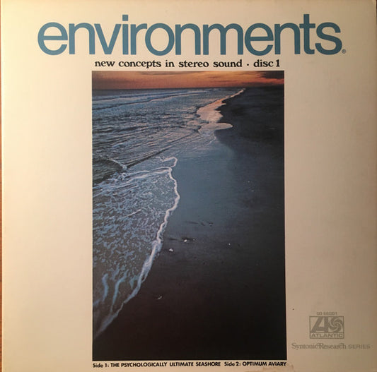 No Artist Environments (New Concepts In Stereo Sound) (Disc 1) LP Near Mint (NM or M-) Near Mint (NM or M-)