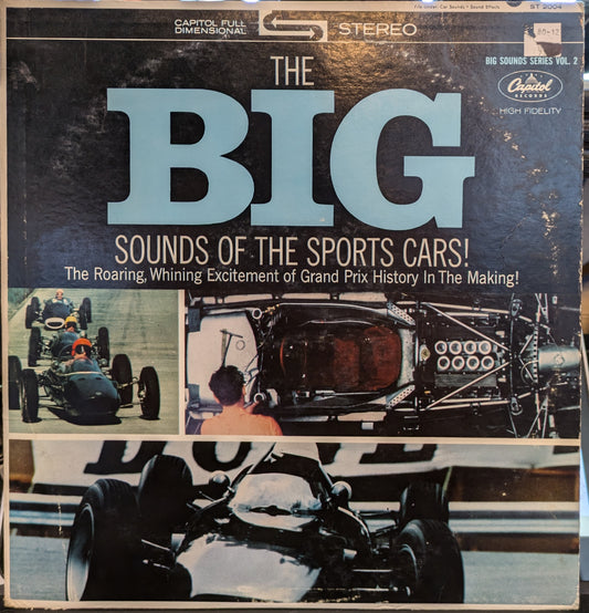 The Big Sounds Of The Sports Cars | Very Good Plus (VG+) Very Good Plus (VG+)