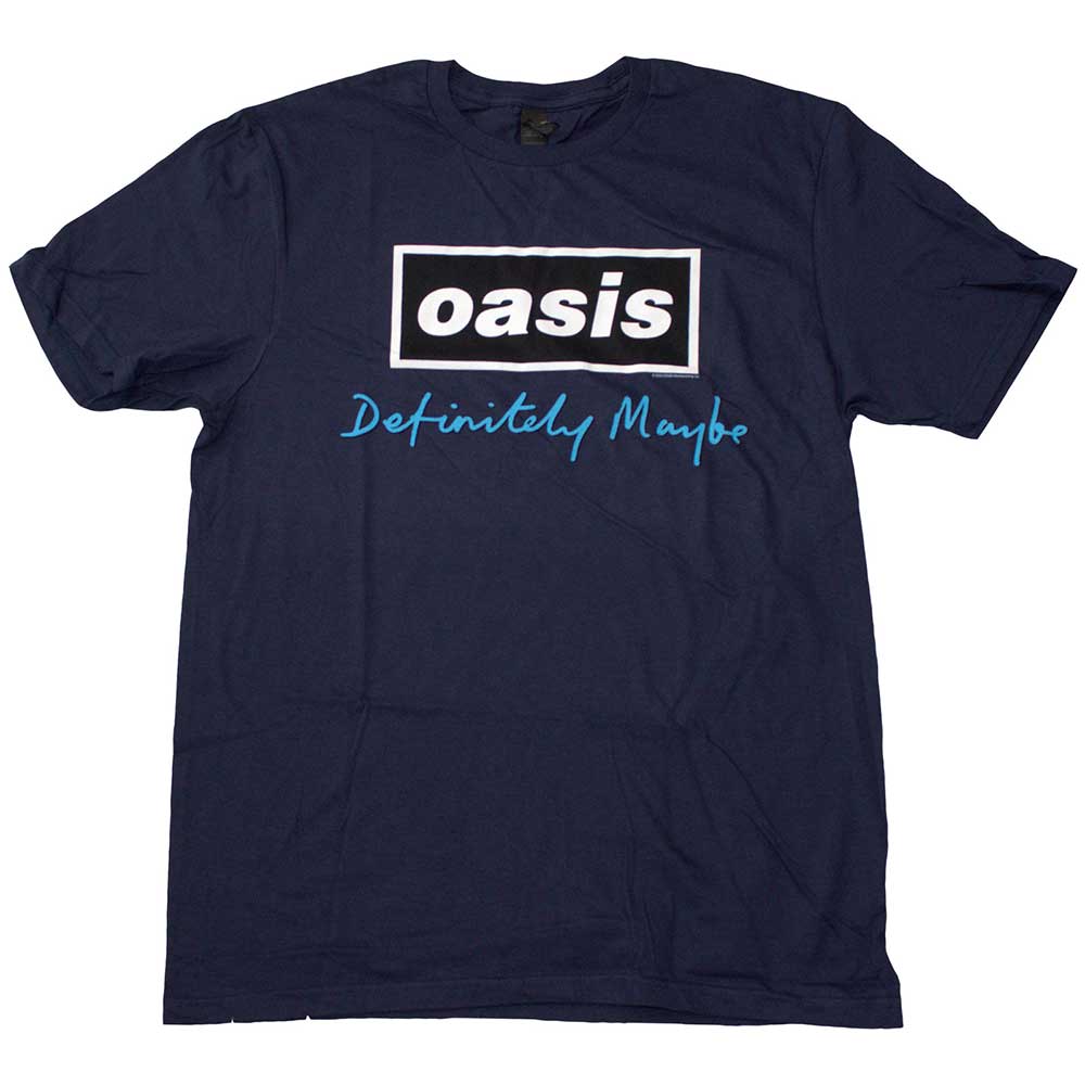 Definitely Maybe Text Logo | Men's | Blue