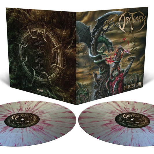 Obituary - Darkest Day (Reissue) (Indie Exclusive) [Silver Blood Red Splatter Vinyl] [2LP] |