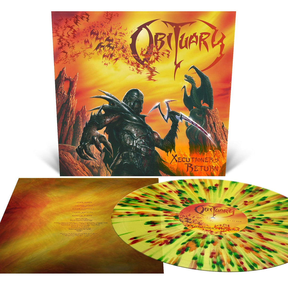 Obituary - Xecutioner'S Return (Reissue) (Indie Exclusive) [Translucent Yellow With Splatter Vinyl] |