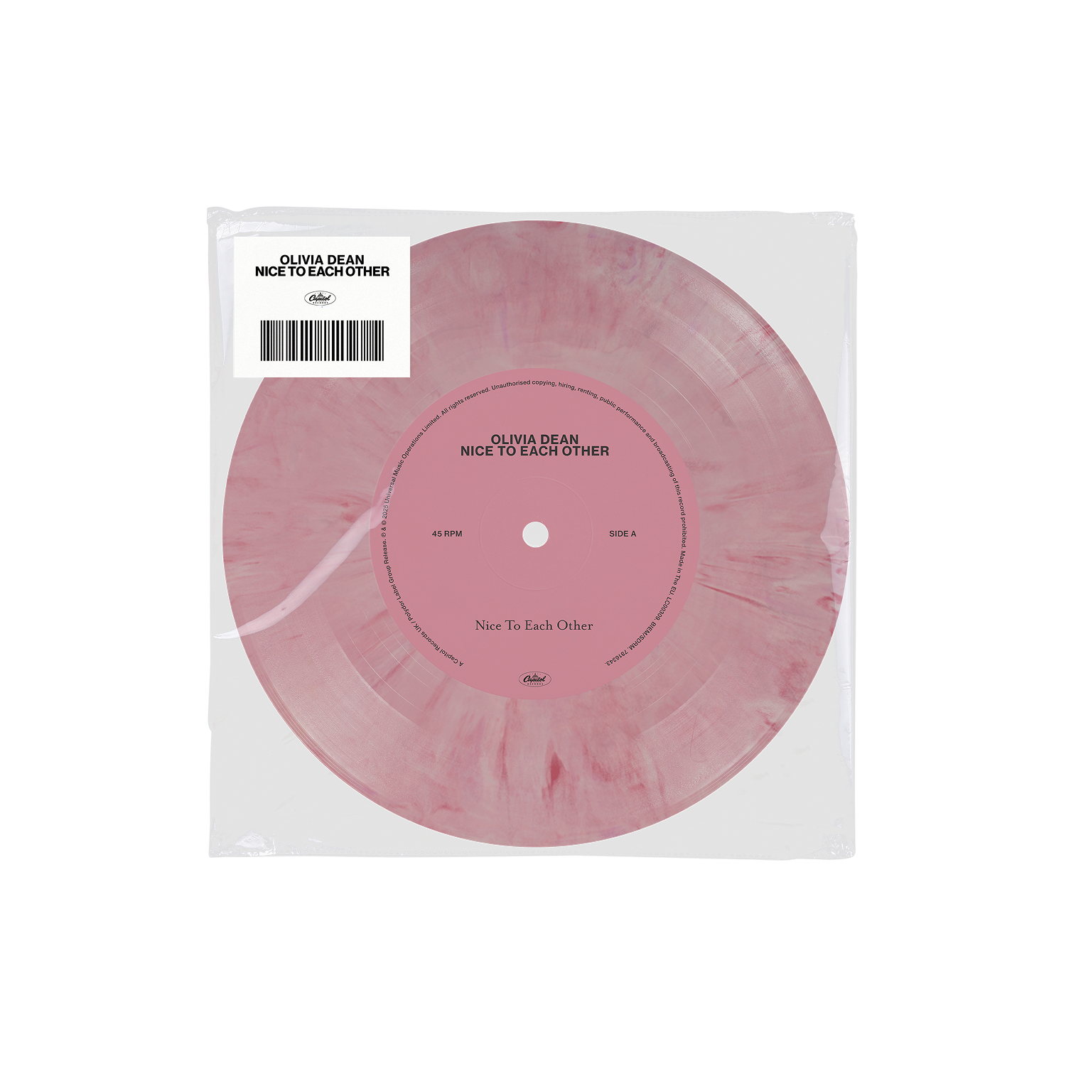Nice To Each Other [Pink/White 7" Single] | - POP *NEW/COLOR*
