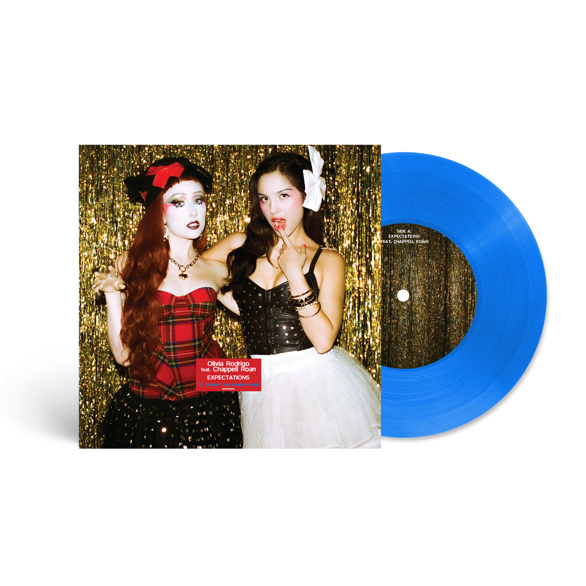 Olivia Rodrigo - expectations (feat. chappell roan) ["LA behavior" Blue Translucent 7" Single] |