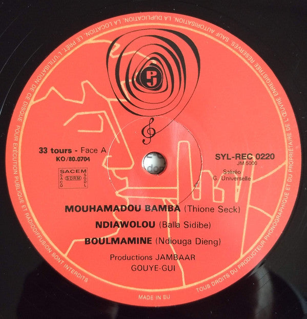 Orchestra Baobab Mouhamadou Bamba Syllart Records, Productions Jambaar PJ LP, RE, RM Mint (M) Mint (M)
