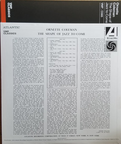 The Shape Of Jazz To Come | Mint (M) Mint (M)