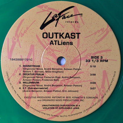 OutKast - ATLiens (VMP | NEON GREEN & BLUE GALAXY VINYL) | Mint (M) Mint (M) - HIP HOP/RAP *SEALED/COLOR*