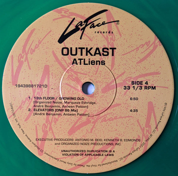 OutKast - ATLiens (VMP | NEON GREEN & BLUE GALAXY VINYL) | Mint (M) Mint (M) - HIP HOP/RAP *SEALED/COLOR*
