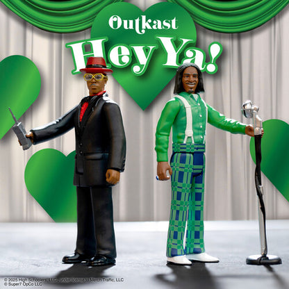 Super7 - OutKast - ReAction Figures Wv4 - Hey Ya! 2-Pack (Action Figure, Collectible) |