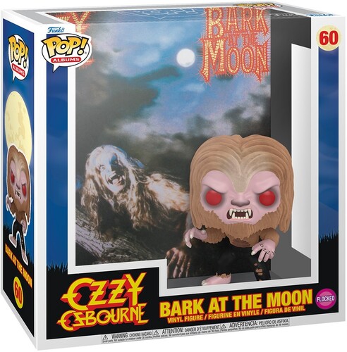 FUNKO POP! Cover with Case: Ozzy Osbourne - Bark at the Moon (Flocked) (Large Item, Vinyl Figure) |