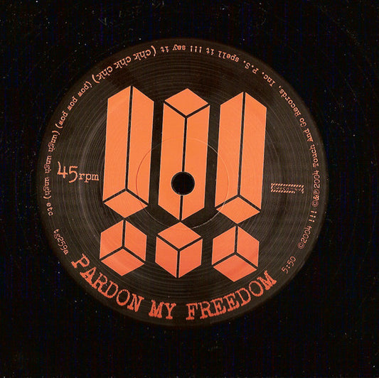 !!! Pardon My Freedom Touch And Go 12" Mint (M) Generic