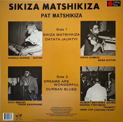 Pat Matshikiza - Sikiza Matshikiza [Import] (VINYL) | Mint (M) Mint (M) - JAZZ *SEALED*