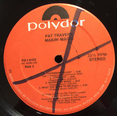 Pat Travers Makin' Magic Polydor LP, Album, 53 Near Mint (NM or M-) Near Mint (NM or M-)