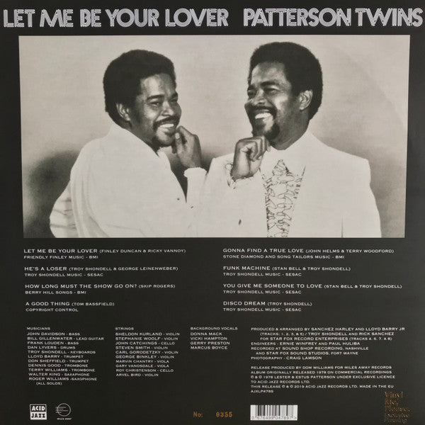 Let Me Be Your Lover | Mint (M) Mint (M) - FUNK *VMP