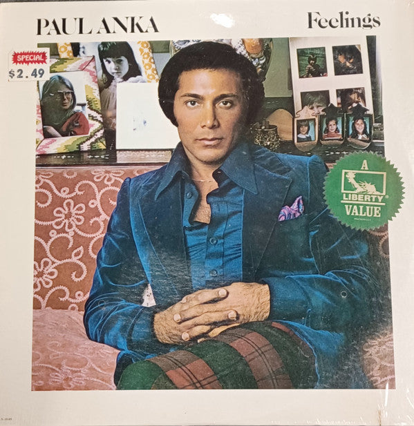 Paul Anka Feelings Liberty LP, Album, RE Near Mint (NM or M-) Very Good Plus (VG+)