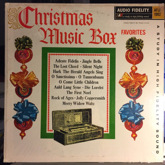 Paul Eakins Christmas Music Box Favorites Audio Fidelity LP, Mono Mint (M) Near Mint (NM or M-)